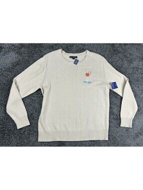 Kiel James Patrick Mens XL Aperol Summer Beige Linen Blend Sweater NWT